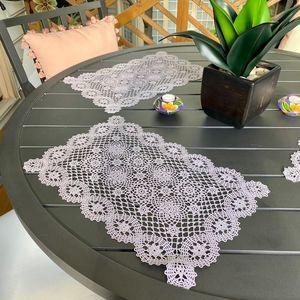 4 Rectangular Lavender Placemats